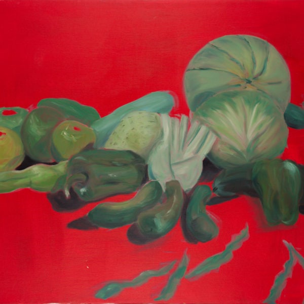 Malerei, Öl auf Leinwand, cm x cm, Stilleben mit Gemüse, artist: Franziska King