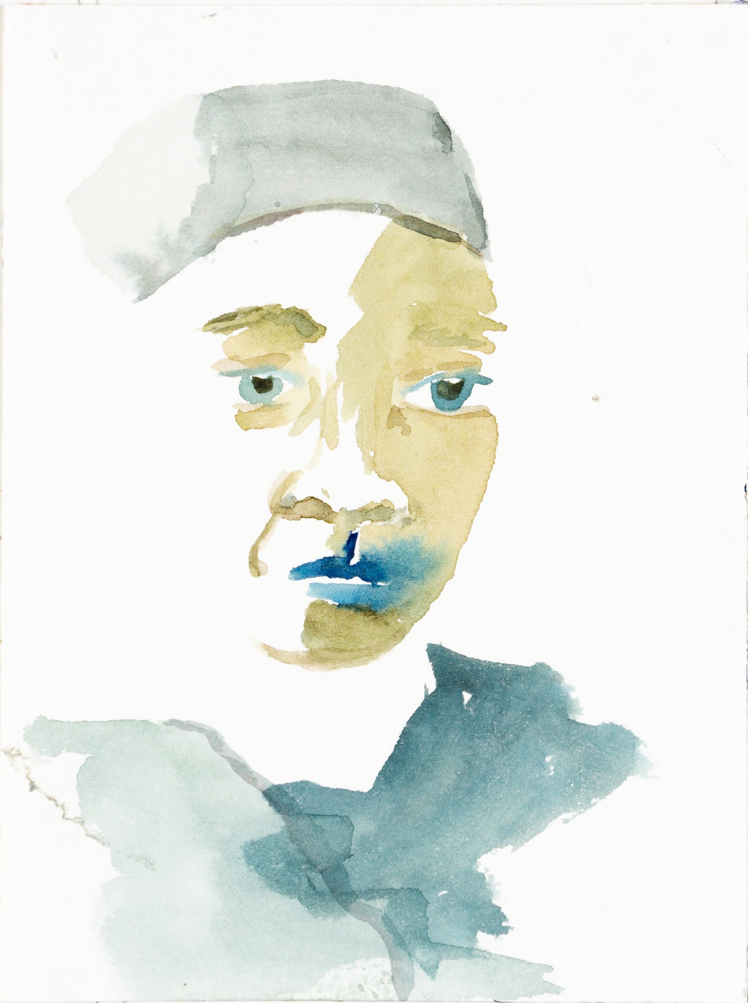 Malerei, Aquarell auf Papier, 12cm x 16cm, Portrait, artist: Franziska King